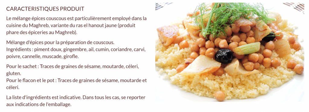 Epices couscous en cuisine 1